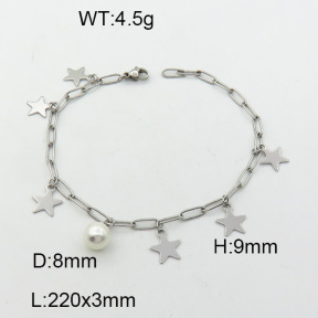 SS Bracelet  3A9000472bbov-610