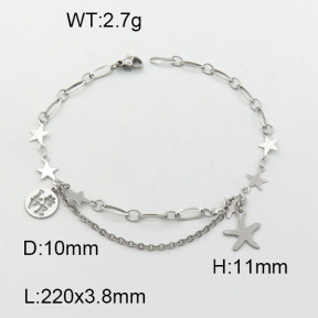 SS Bracelet  3A9000492bbov-610