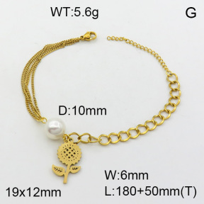 SS Bracelet  3B3002592bbov-610