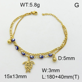 SS Bracelet  3B3002595vbpb-610