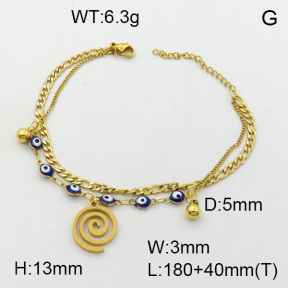 SS Bracelet  3B3002596vbpb-610