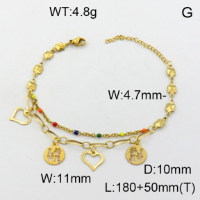 SS Bracelet  3B3002600vbpb-610