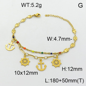 SS Bracelet  3B3002601vbpb-610