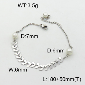 SS Bracelet  3B3002602vbnb-610