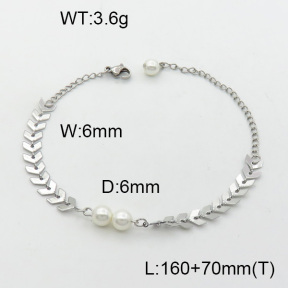 SS Bracelet  3B3002603vbnb-610