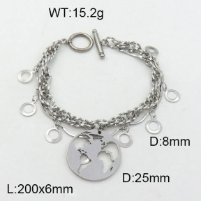 SS Bracelet  3B2003110bbov-350