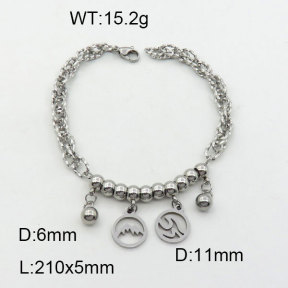 SS Bracelet  3B2003111bbov-350