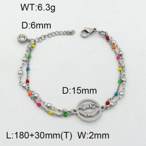 SS Bracelet  3B3002623bbov-350