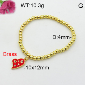 Fashion Brass Bracelet  F3B404664vbmb-L017
