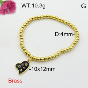 Fashion Brass Bracelet  F3B404665vbmb-L017