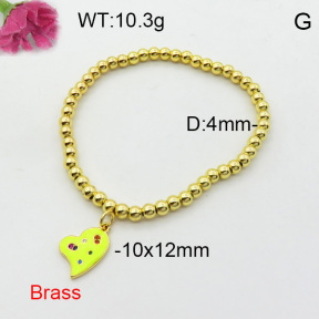 Fashion Brass Bracelet  F3B404666vbmb-L017