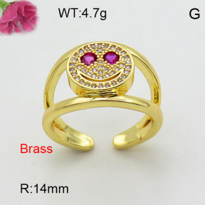 Fashion Brass Ring  F3R400799ablb-L017
