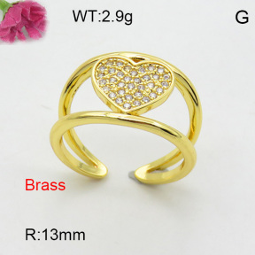 Fashion Brass Ring  F3R400800ablb-L017
