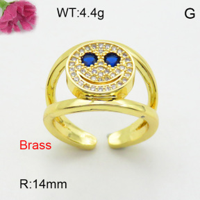 Fashion Brass Ring  F3R400802ablb-L017