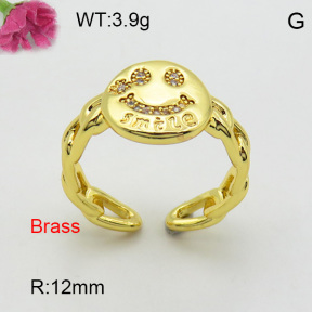 Fashion Brass Ring  F3R400803ablb-L017