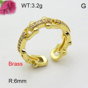 Fashion Brass Ring  F3R400805ablb-L017