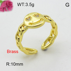 Fashion Brass Ring  F3R400808aajl-L017