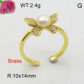 Fashion Brass Ring  F3R400810ablb-L017