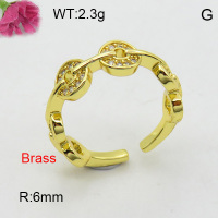 Fashion Brass Ring  F3R400812baka-L017