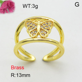 Fashion Brass Ring  F3R400814ablb-L017