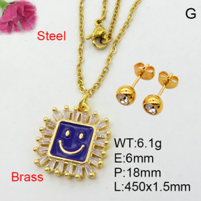 Fashion Brass Sets  F3S008544ablb-L017