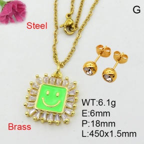 Fashion Brass Sets  F3S008545ablb-L017