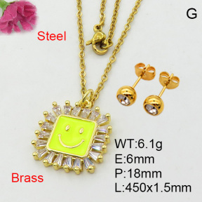 Fashion Brass Sets  F3S008547ablb-L017