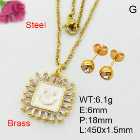 Fashion Brass Sets  F3S008548ablb-L017