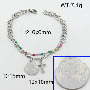 SS Bracelet  3A9000509vbnb-350