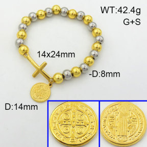 SS Bracelet  3B2003122bhva-614