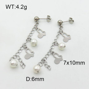 SS Earrings  3E3001344vbmb-610