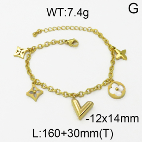 SS Bracelet  5B4000197vhha-669