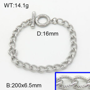 SS Bracelet  3B2003125bvpl-G027
