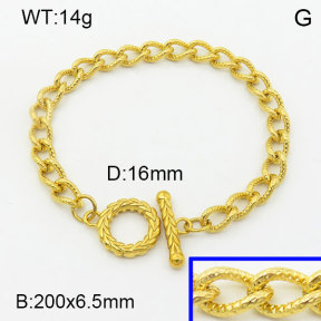 SS Bracelet  3B2003126vhha-G027
