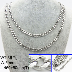SS Necklace  3N2002605vbpb-G026