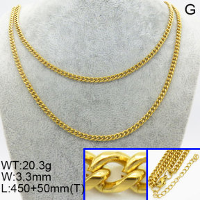 SS Necklace  3N2002616vbpb-G026