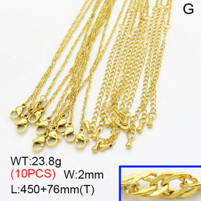 SS Necklace  3N2002658ajlv-G029