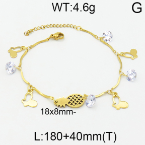 SS Bracelet  2B4000018bhbl-610