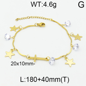 SS Bracelet  2B4000022bhbl-610