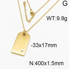 SS Necklace  5N4000167bbov-706