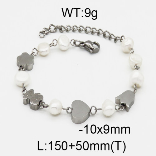 SS Bear Bracelets  TB5000045vhha-308