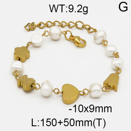 SS Bear Bracelets  TB5000046ahjb-308