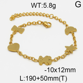 SS Bear Bracelets  TB5000051bhva-308