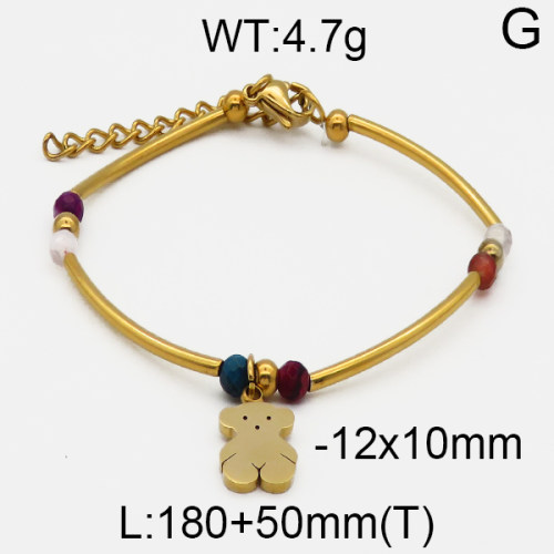 SS Bear Bracelets  TB5000055bhva-308