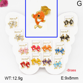 Fashion Brass Earrings  F5E300033vhmv-K01