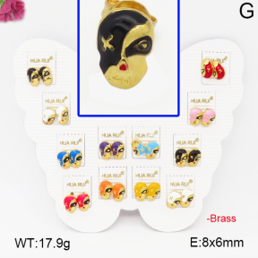 Fashion Brass Earrings  F5E300043vhmv-K01