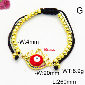 Fashion Brass Bracelet  F6B800448bbml-L024