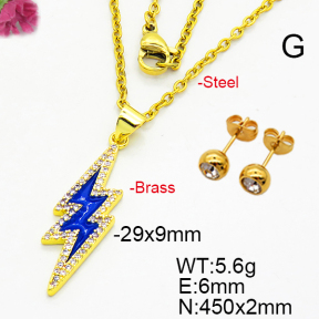 Fashion Brass Sets  F6S002895aajl-L024