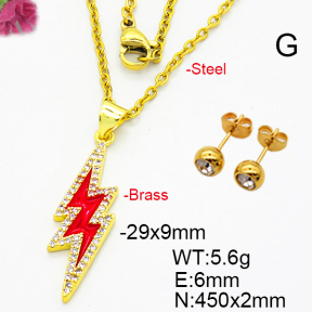 Fashion Brass Sets  F6S002898aajl-L024