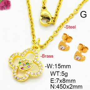 Fashion Brass Sets  F6S002904aajl-L024